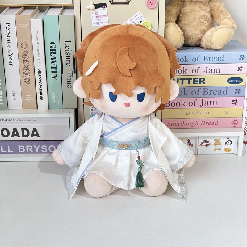 哪吒敖丙古装汉服20cm棉花娃娃坐姿40cm娃衣一番赏体玩偶古风衣服