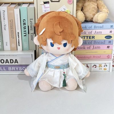 哪吒敖丙古装汉服20cm棉花娃娃坐姿40cm娃衣一番赏体玩偶古风衣服