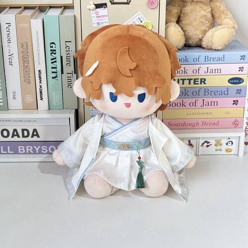 哪吒敖丙古装汉服20cm棉花娃娃坐姿40cm娃衣一番赏体玩偶古风衣服
