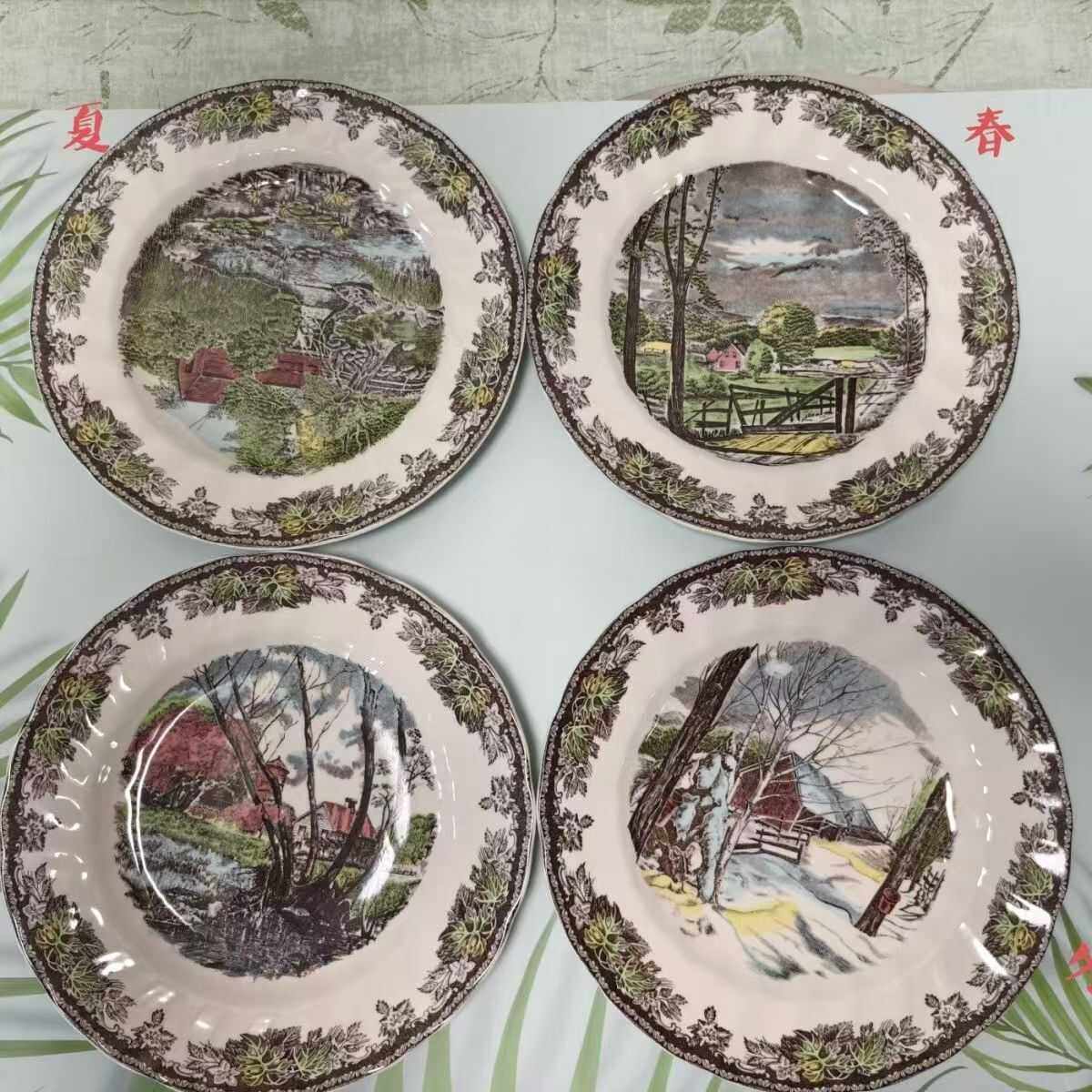 英国原单庄园系列欧式餐具牛排盘菜盘装饰盘汤锅鱼盘,餐饮具,盘,淘宝优惠券,粉丝福利购,淘宝优惠卷