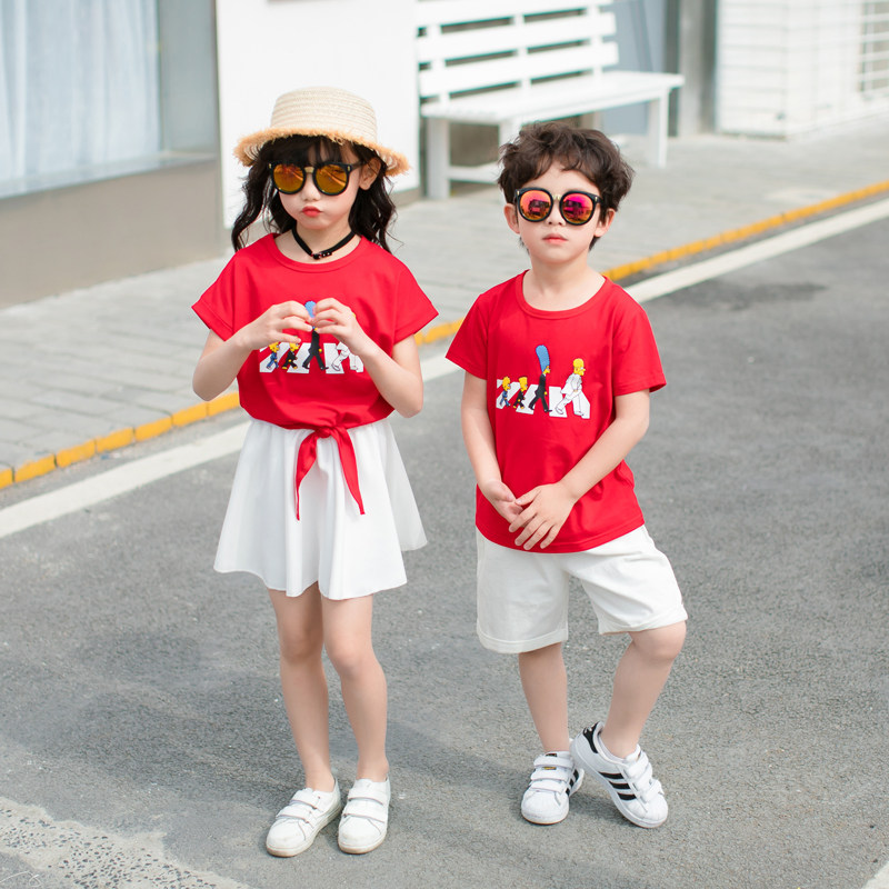 儿童演出服2025新款夏季男女童
