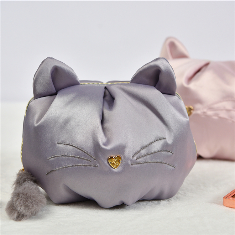 日系新品ins可爱猫咪口红化妆包图片