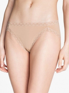 N出口欧美外贸原单性感三角裤柔软舒适纯棉皮马棉高叉显瘦内裤女