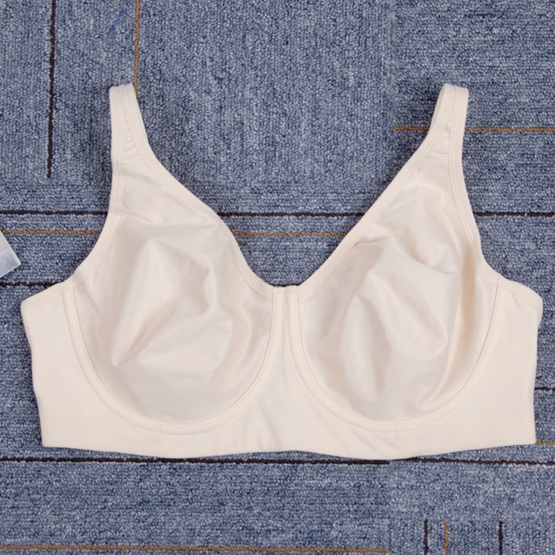 有钢圈大胸显小超薄全杯罩文胸