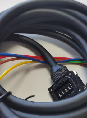 三菱小功率伺服电机动力线MR-PWS1CBL3M 5M 8M 10M-A1-L/H电源线