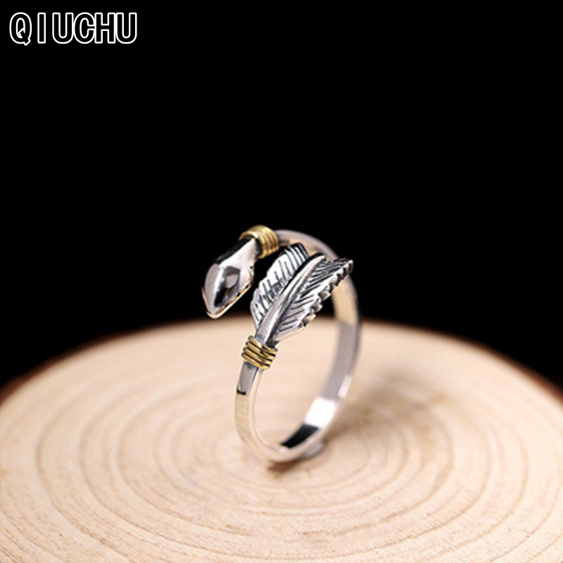 男士潮流创意印第安戒指