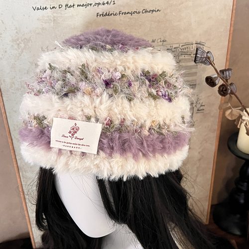 手工编织花园渔夫帽DENGD秋冬款