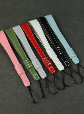 适用富士xt30 xs20微单相机手腕带 尼康z30 佳能r10 50皮质挂绳