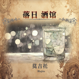 落日酒馆 调查员特调 莫吉托 鲜薄荷香柠檬绿茶中性香2021/12