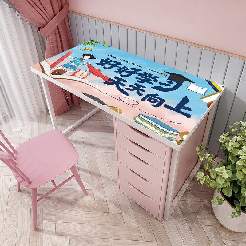 小学生书桌布宿舍桌面垫pvc防水防油免洗儿童加减法表拼音表桌垫