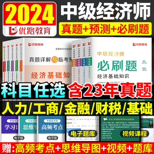 金融人力工商人力资源管理师专业2024年中级经济师考试必刷题库历年真题试卷习题辅导书教材人资人力资源管理师基础知识金融资料