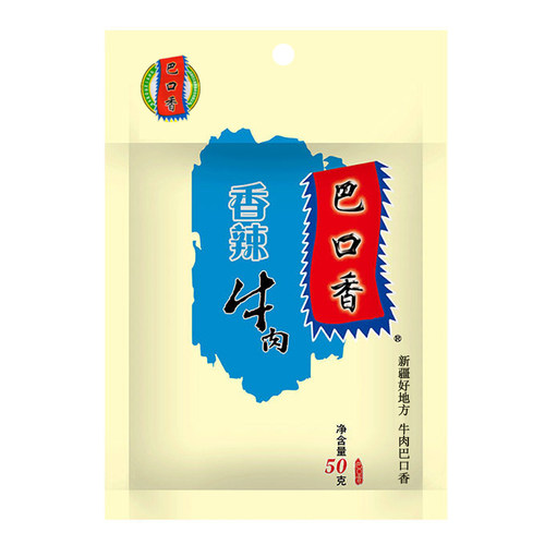 巴口香新疆风味牛肉干50g×10袋