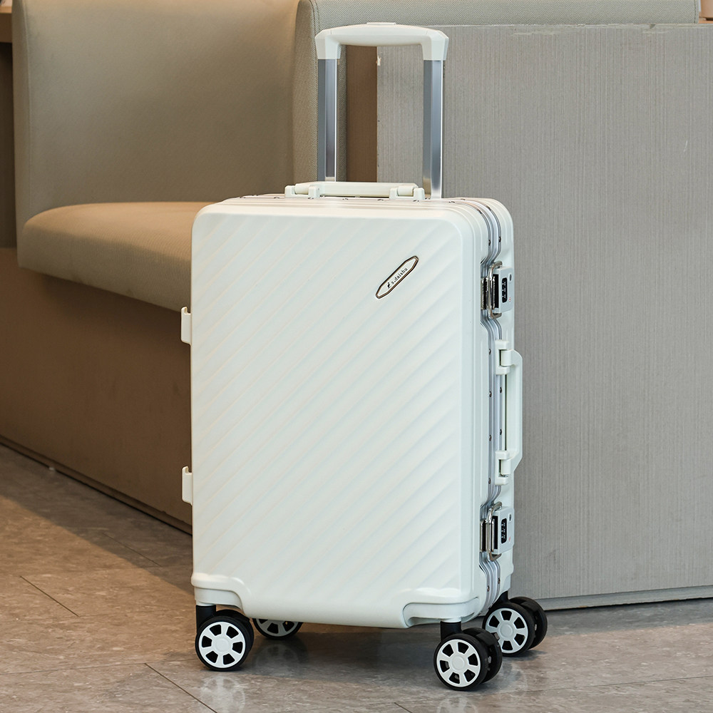 铝框拉杆箱万向加大轮合金登机箱