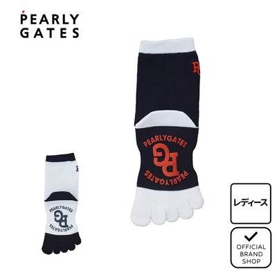Pearly Gates PG女士秋冬高尔夫球袜五趾分趾中长袜代购日本正品