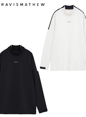 日本Travis Mathew高尔夫男装长袖圆领套头T恤高球衫代购25年秋冬