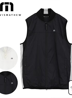 日本Travis Mathew高尔夫男装马甲背心弹力防风高球衫代购25年款