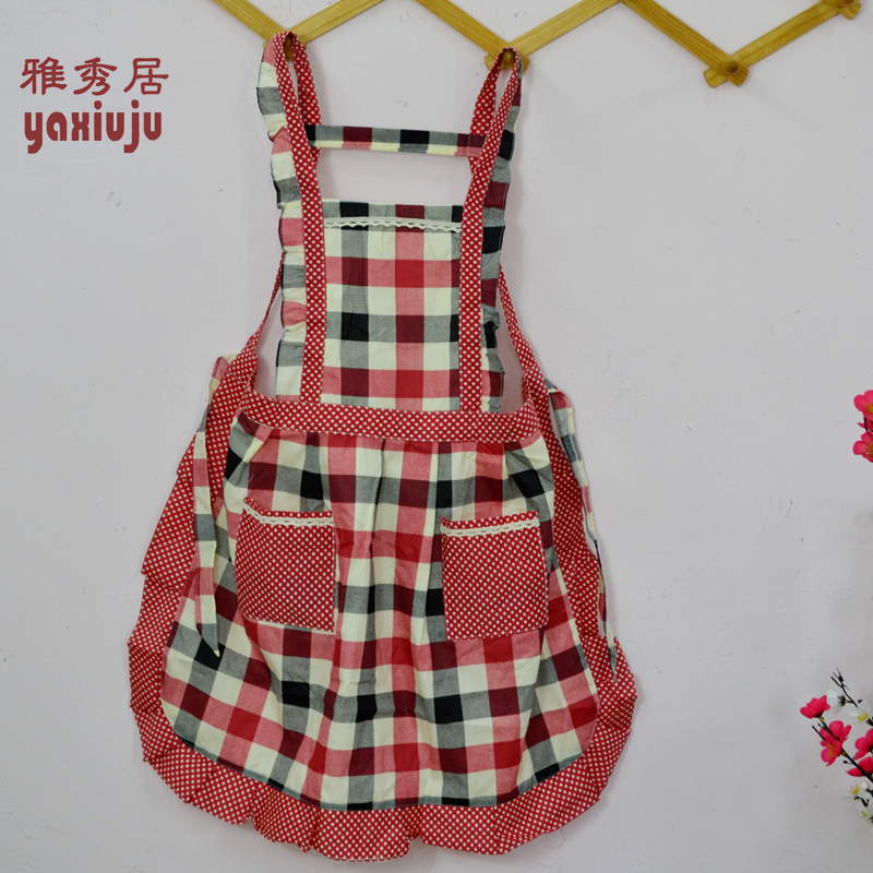 纯棉罩衣韩式风清洁背带围裙