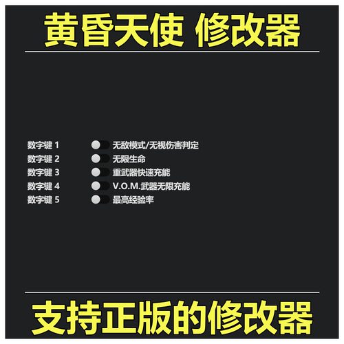 非游戏 支持正版 《黄昏天使》Angel at Dusk 修改器 可包更新