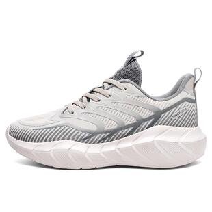 秋冬款跑步鞋外贸男士专业轻便减震透气马拉松慢跑软底跳绳运动鞋