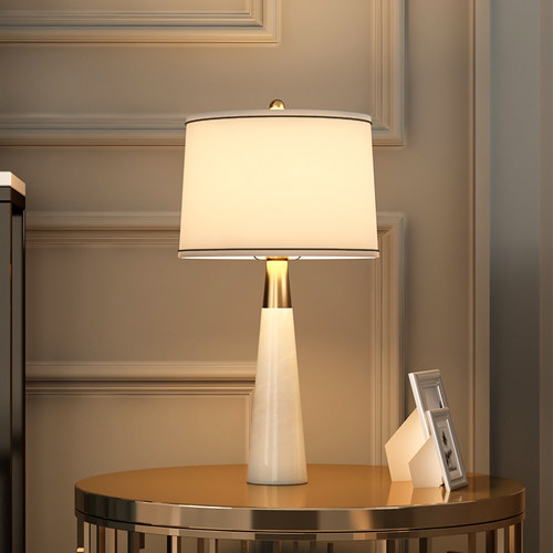 台灯大理石主卧轻奢简约现代美式