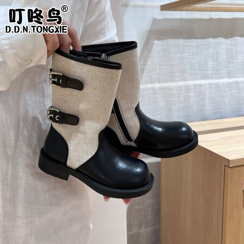 秋季新款韩范时尚显瘦长靴图片