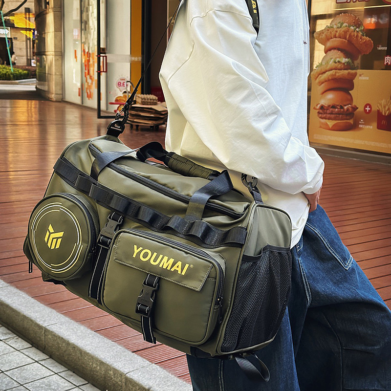 YOUMAI中国旅行包女短途大容量轻便防水出差手提行李包运动健身包