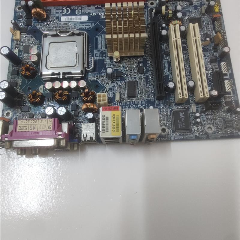 技嘉GA-8I915G-MF主板775针DDR内存4条内存槽成色好