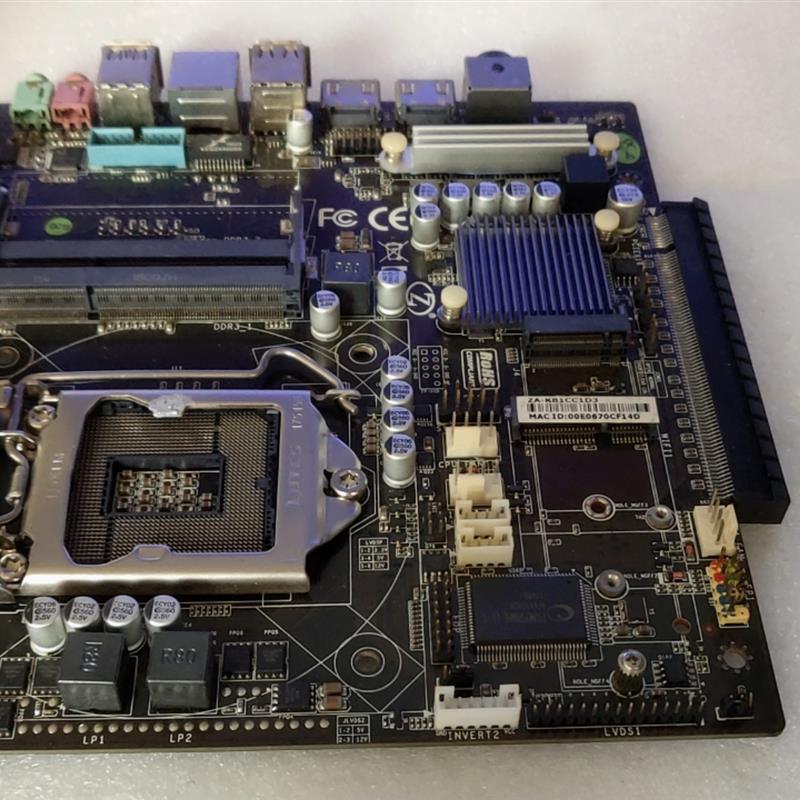 迷你一体机板ZA-KB1CC1D3 DDR3内存 双HDMI接口 侧插卡迷你板