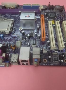 精英主板P4M800PRO-M2 REV 2.0主板AGP插槽DDR2内存