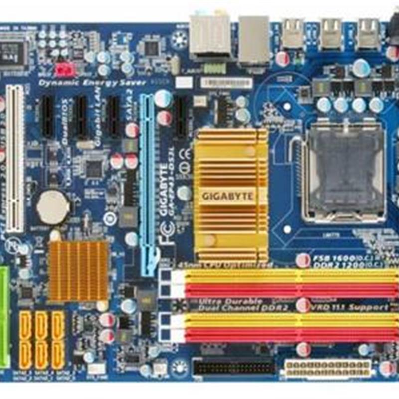全固态 技嘉主板GA-EP45-DS3L DDR2 775替P43T-C51 P5QL UD3L P31