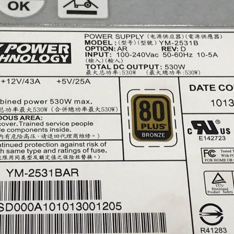 原装3Y YM-2531A YM-2531B YM-2531BAR磁盘阵列电源9373CPSU-0010