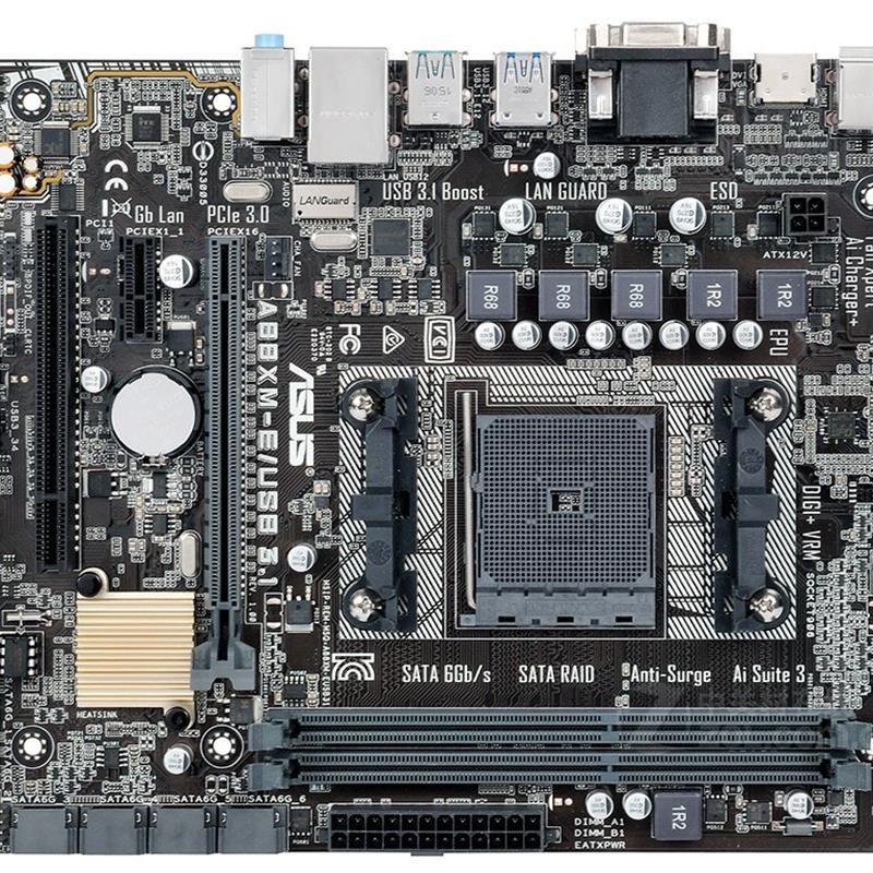 拆机华硕FM1 FM2+ a55 a58 a68 a75 a88 a85m台式集成AMD主板