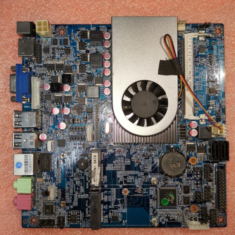 ITX-1037T-2CH 超薄低功耗高性能工控收银广告POS机主板 1037U