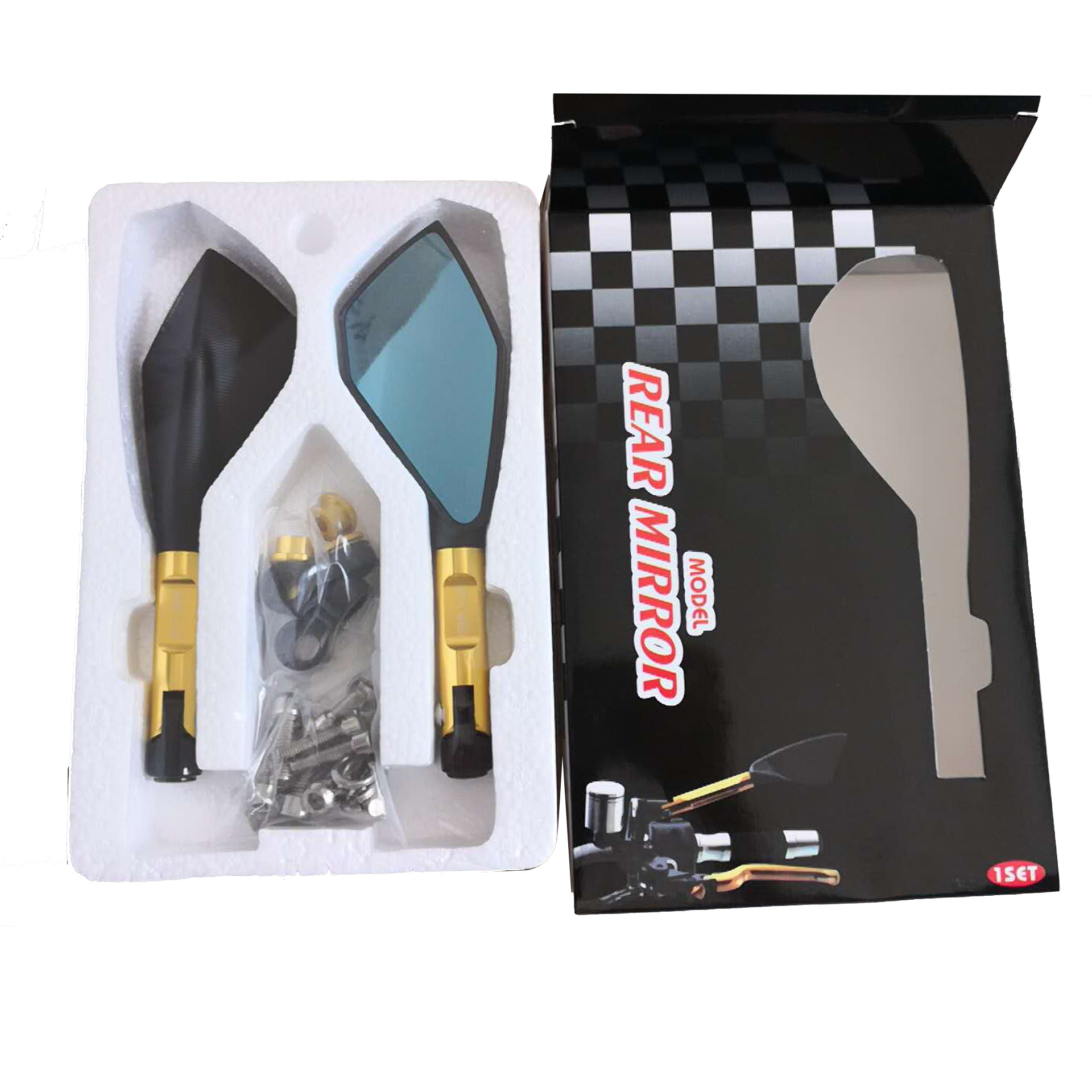 摩托车改装配件RIZOMA/反光镜/CNC工艺后视镜倒车后镜五角镜在类目 摩托车/装备/配件, 其他摩托车用品中 - 来自Buy2taobao.com提供专业的淘宝代购服务