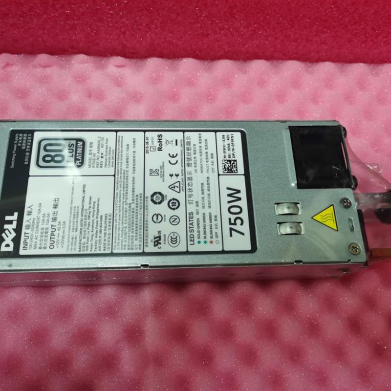 全新DELL R620 R720 R820 T420 T320电源 E750E-S0 F9F51 750W