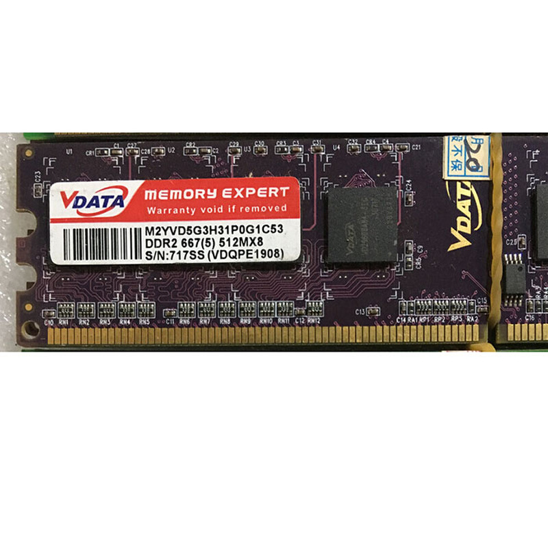 VDATA M2YVD5G3H31P0G1C53 DDR2 667(5) 512MX8 VDQPE1908内存条