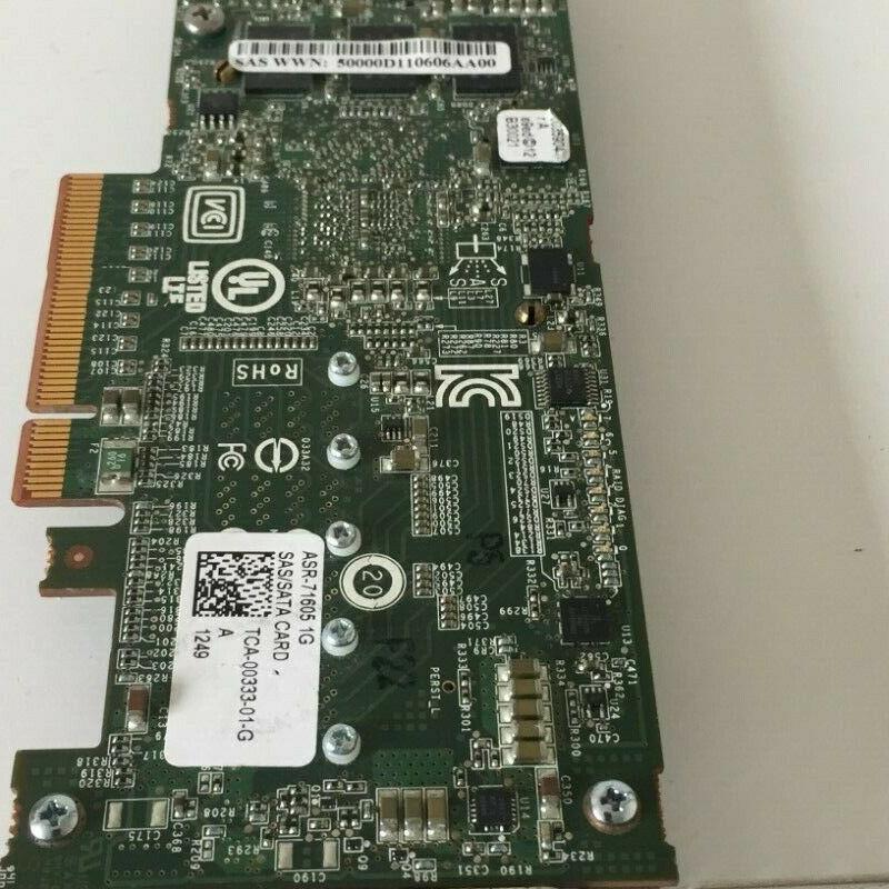 Adaptec ASR-71605 阵列卡 2274400-R 1GB缓存 RAID 不带电池