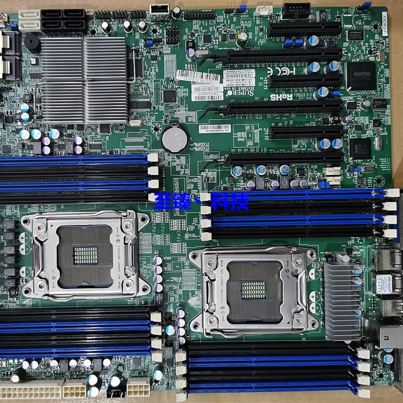 超微 X9DR3-F 双路X79 2011针工作站主板 游戏多开渲染 E5-2680V2