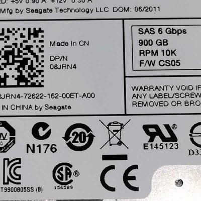 DELL 硬盘 900G 10K SAS 6G 2.5 ST9900805SS 08JRN4 8JRN4可测试