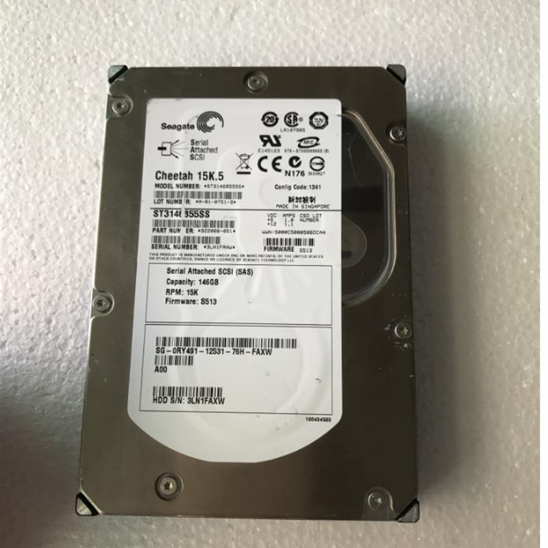 DELL 2950 1950 ST3146855SS 146G 15K.5  3.5寸 服务器SAS硬盘