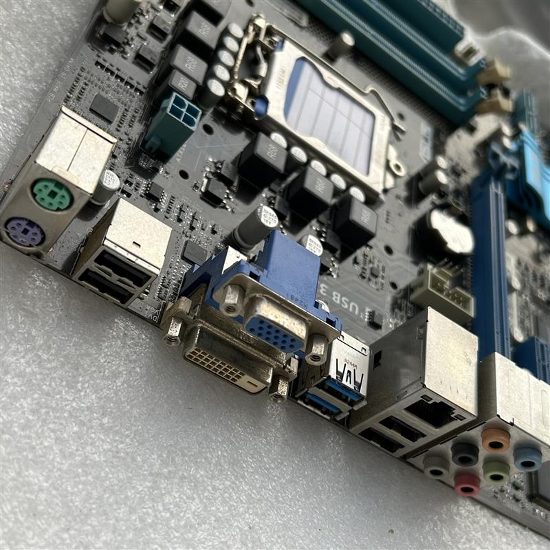 华硕 P8H61-M/BM6630-8/DP_MB 全固态 1155针主板 DVI 小板 USB3