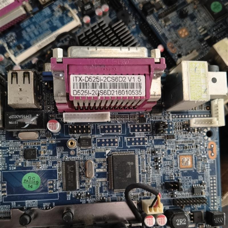 ITX-D525I-2CS6D2  DDR2 收银机主板17*17 D525双核四线程 12V4针