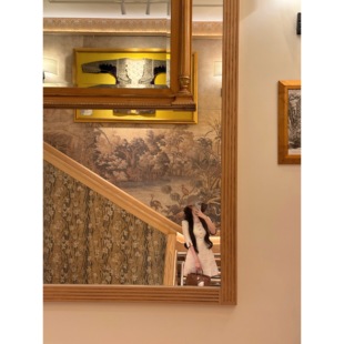 WONG 含羊毛连衣裙呢裙可翻袖 世家甜心 口格纹裙 中古b POET