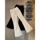 WONG 保暖不臃肿春款 必入神裤 POET 双色囤 显瘦微喇裤 长裤 百搭