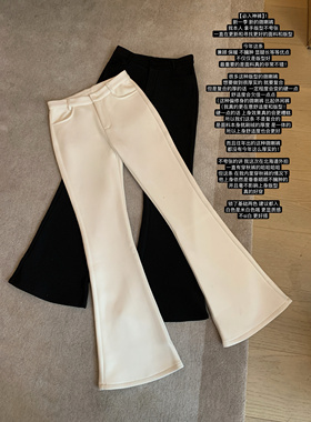 POET WONG【必入神裤】双色囤 显瘦微喇裤保暖不臃肿春款长裤百搭