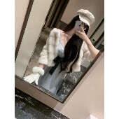 WONG 矜贵美人 千金貂 POET 气质七分袖 年轻皮草高品质环保水貂