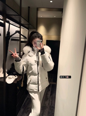 POET WONG【雪宝派克】力推!90白鸭绒定制狐狸毛领三防面料羽绒服