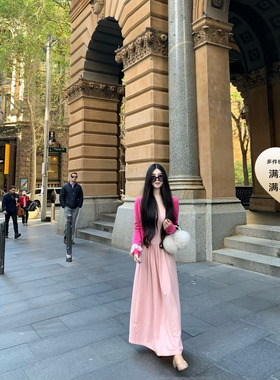 POET WONG【娇美姐姐】垂又暖!含羊毛大圆领收腰连衣裙内搭伴侣冬