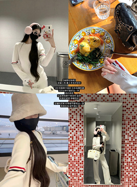 POET WONG【偏爱松弛感】自留重工Tb针织衫 高密高织进口机织毛衣