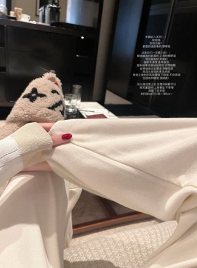 POET WONG【心动软软裤】力推款!! 软糯舒适显瘦直筒裤垂坠休闲裤